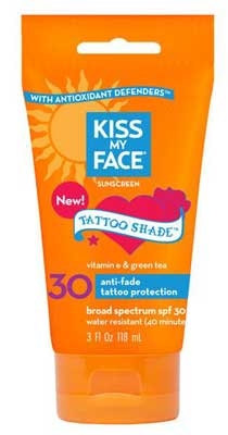 Kiss My Face Tattoo Shade Spf Dövme Korumalı Güneş Kremi